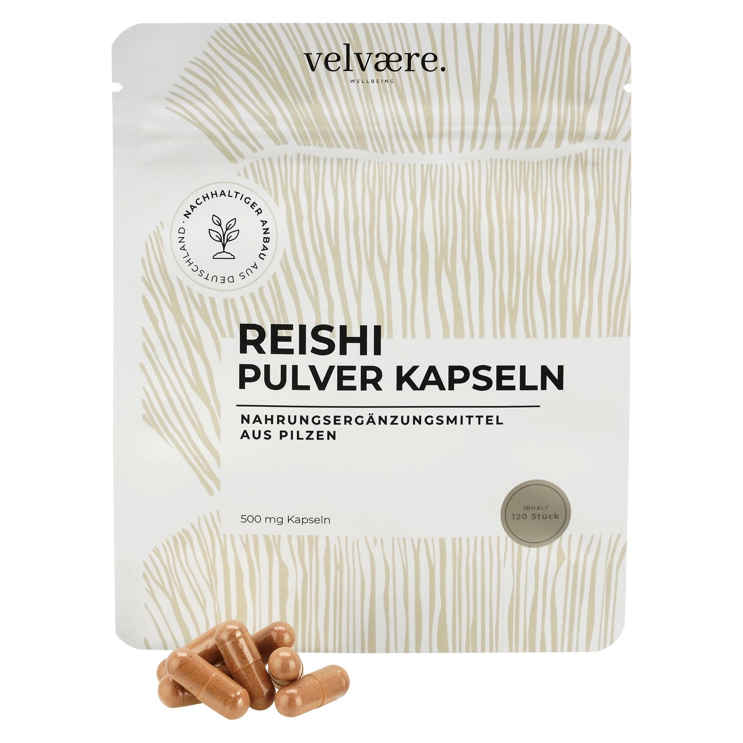Velvaere Reishi Vitalpilzkapseln
